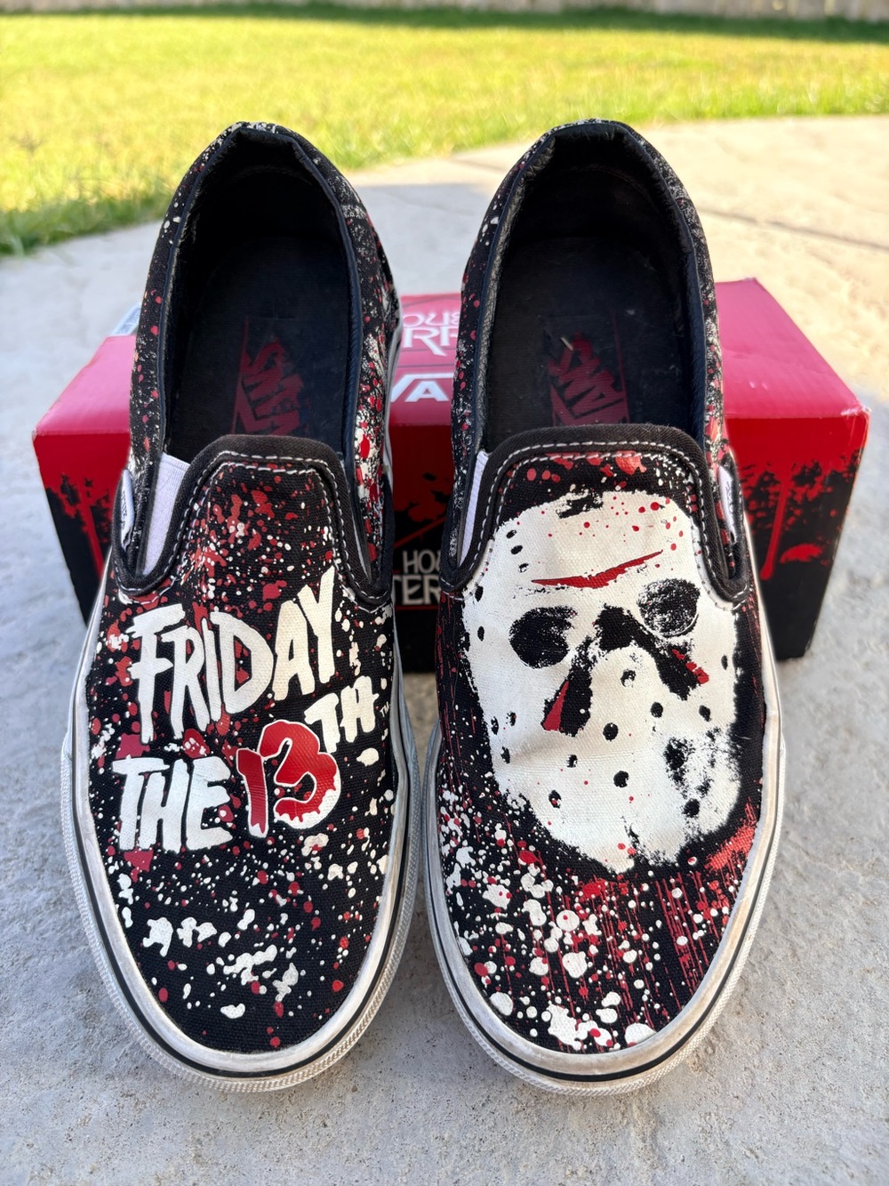 Vans Slip-Ons House of Terror Friday the 13th